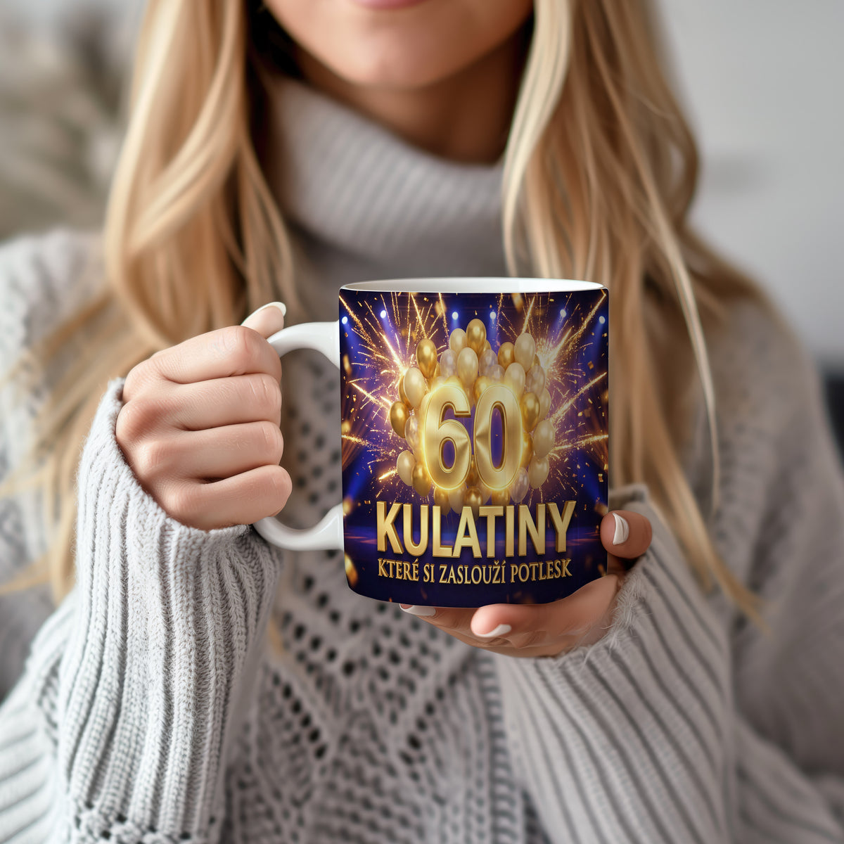 Narozeninový hrnek 60 let – KULATINY KTERÉ SI ZASLOUŽÍ POTLESK
