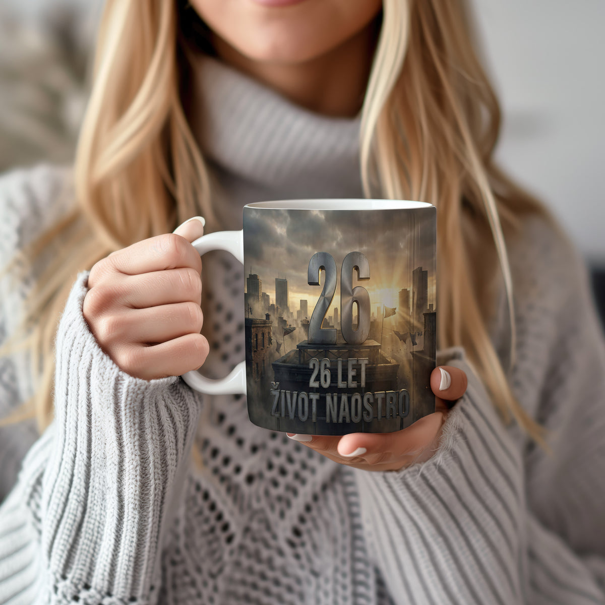 Narozeninový hrnek 26 let – 26 LET ŽIVOT NAOSTRO