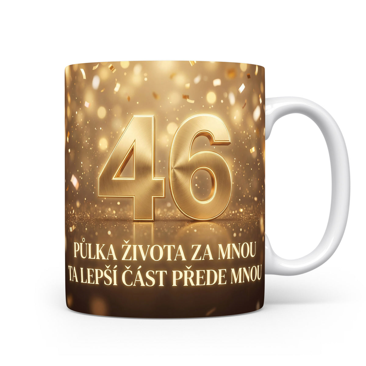 Narozeninový hrnek s číslem 46