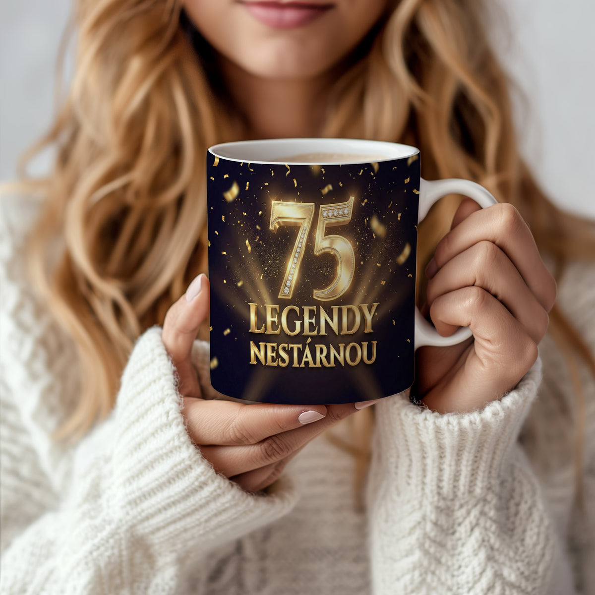 Narozeninový hrnek 75 let – LEGENDY NESTÁRNOU