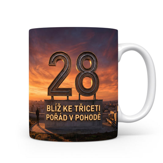 Narozeninový hrnek s číslem 28