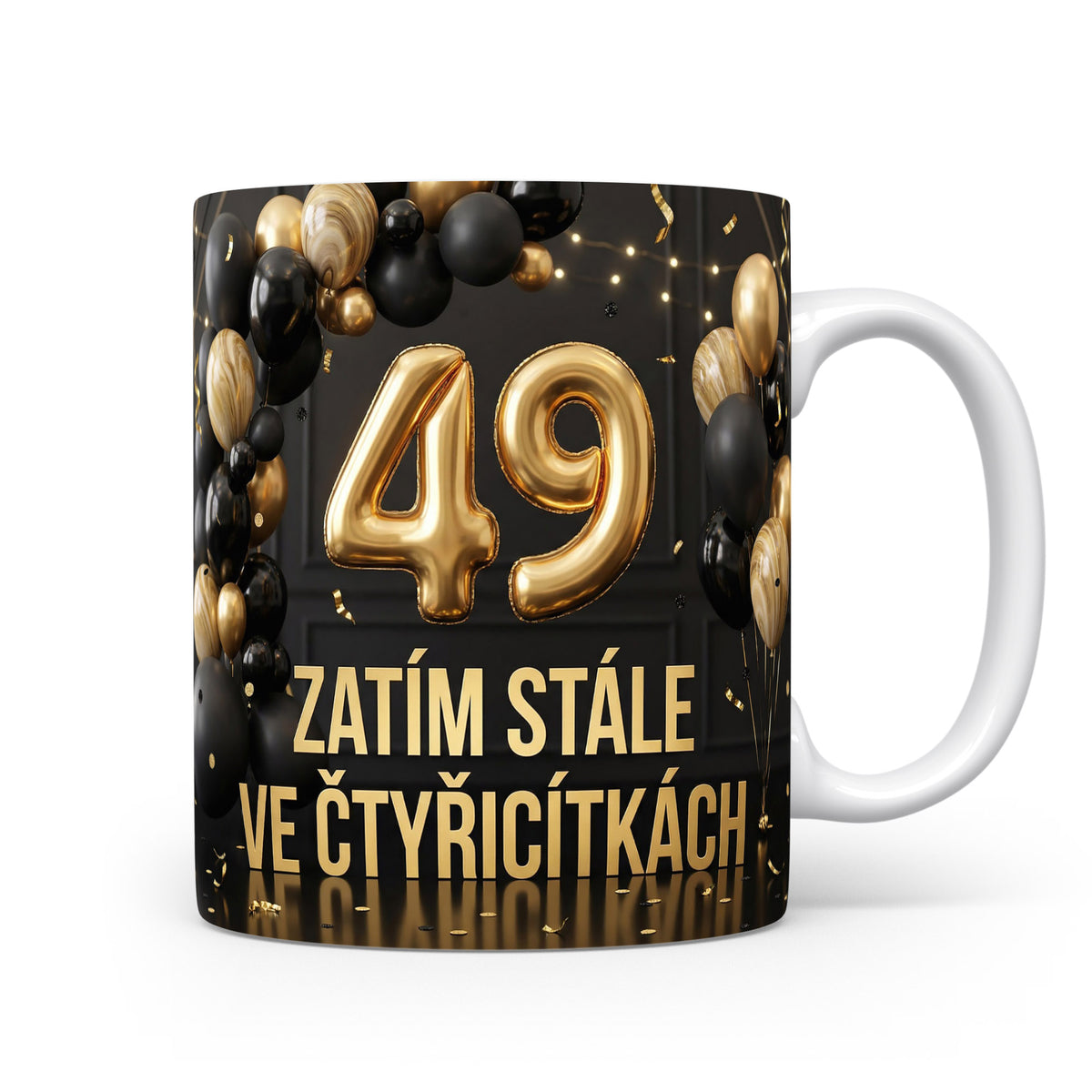 Narozeninový hrnek s číslem 49