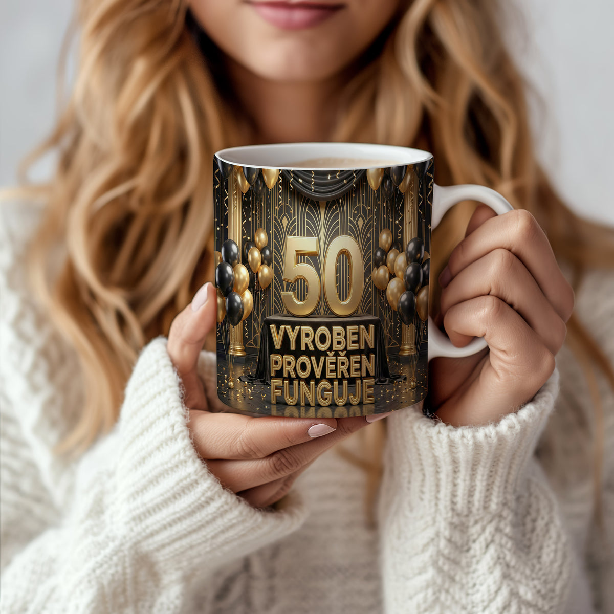Narozeninový hrnek 50 let – VYROBEN PROVĚŘEN FUNGUJE