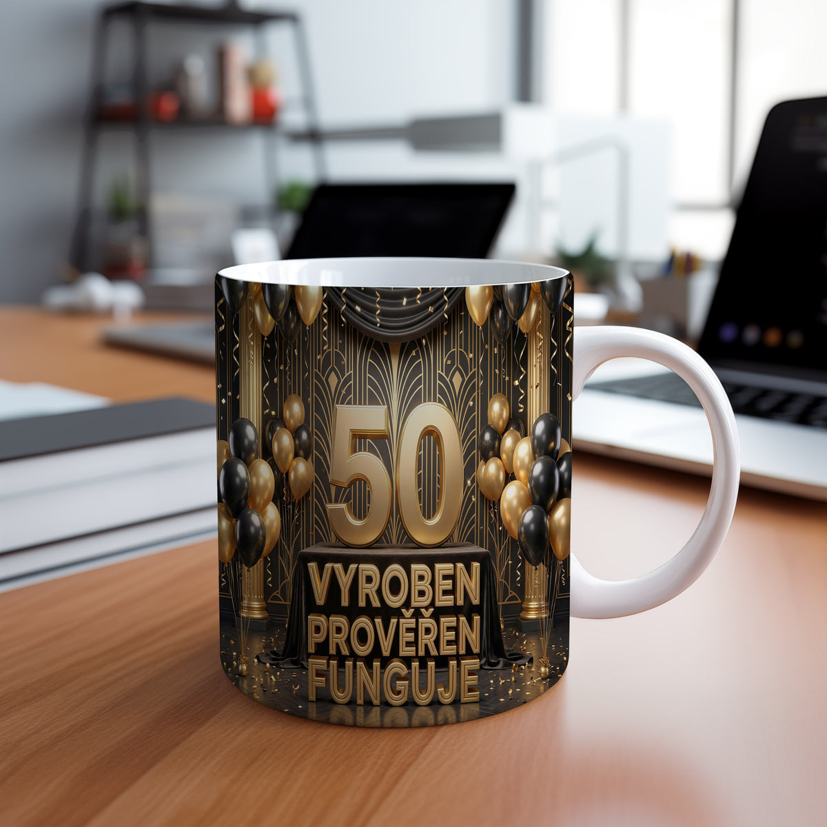 Narozeninový hrnek 50 let – VYROBEN PROVĚŘEN FUNGUJE