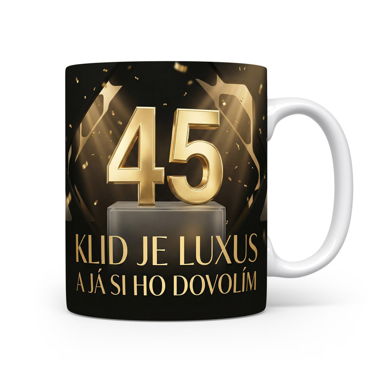 Narozeninový hrnek s číslem 45