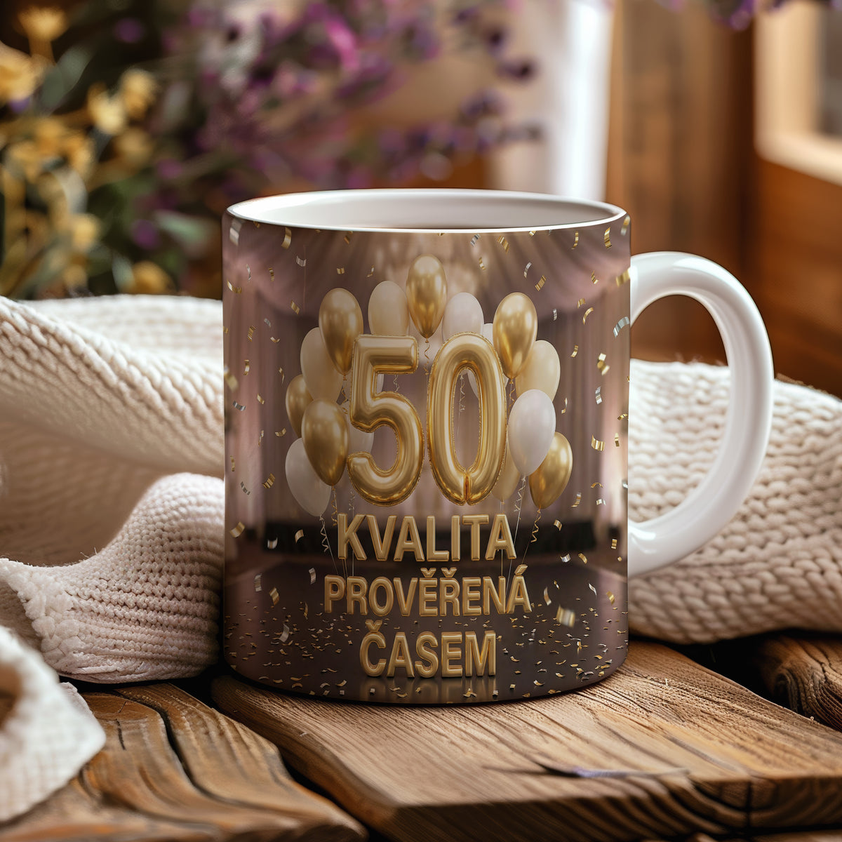 Narozeninový hrnek 50 let – KVALITA PROVĚŘENÁ ČASEM