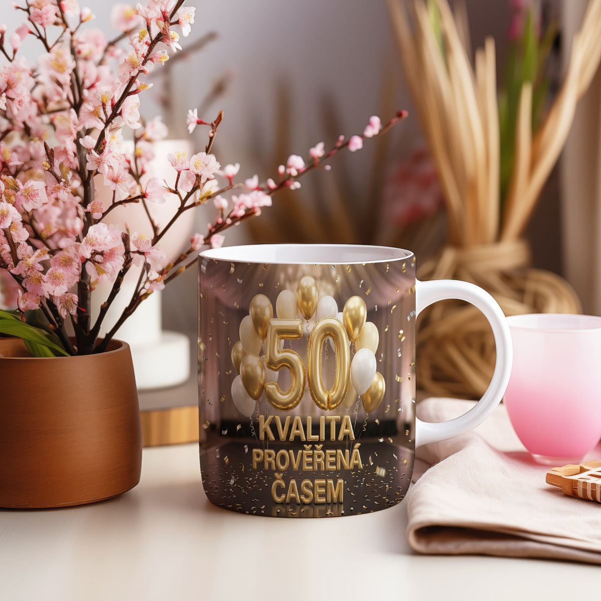 Narozeninový hrnek 50 let – KVALITA PROVĚŘENÁ ČASEM