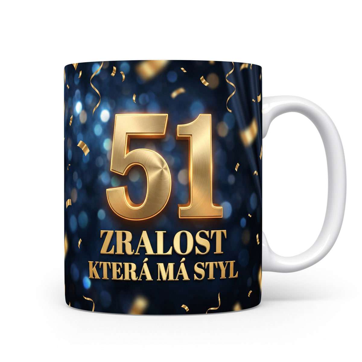 Narozeninový hrnek s číslem 51