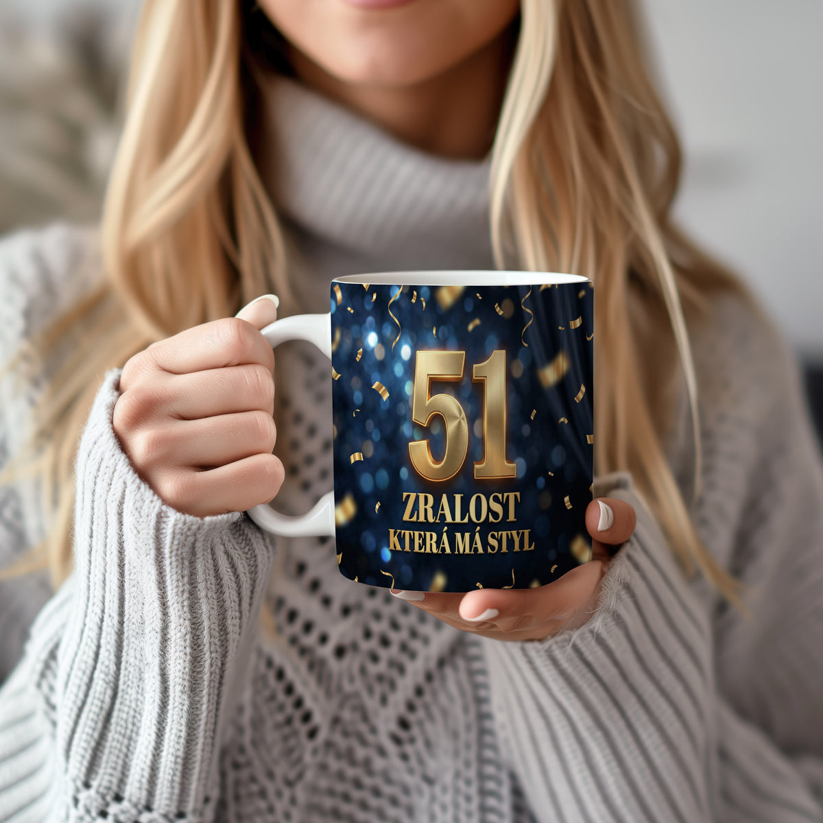 Narozeninový hrnek 51 let – ZRALOST KTERÁ MÁ STYL