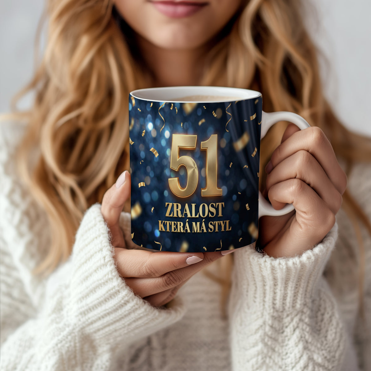Narozeninový hrnek 51 let – ZRALOST KTERÁ MÁ STYL