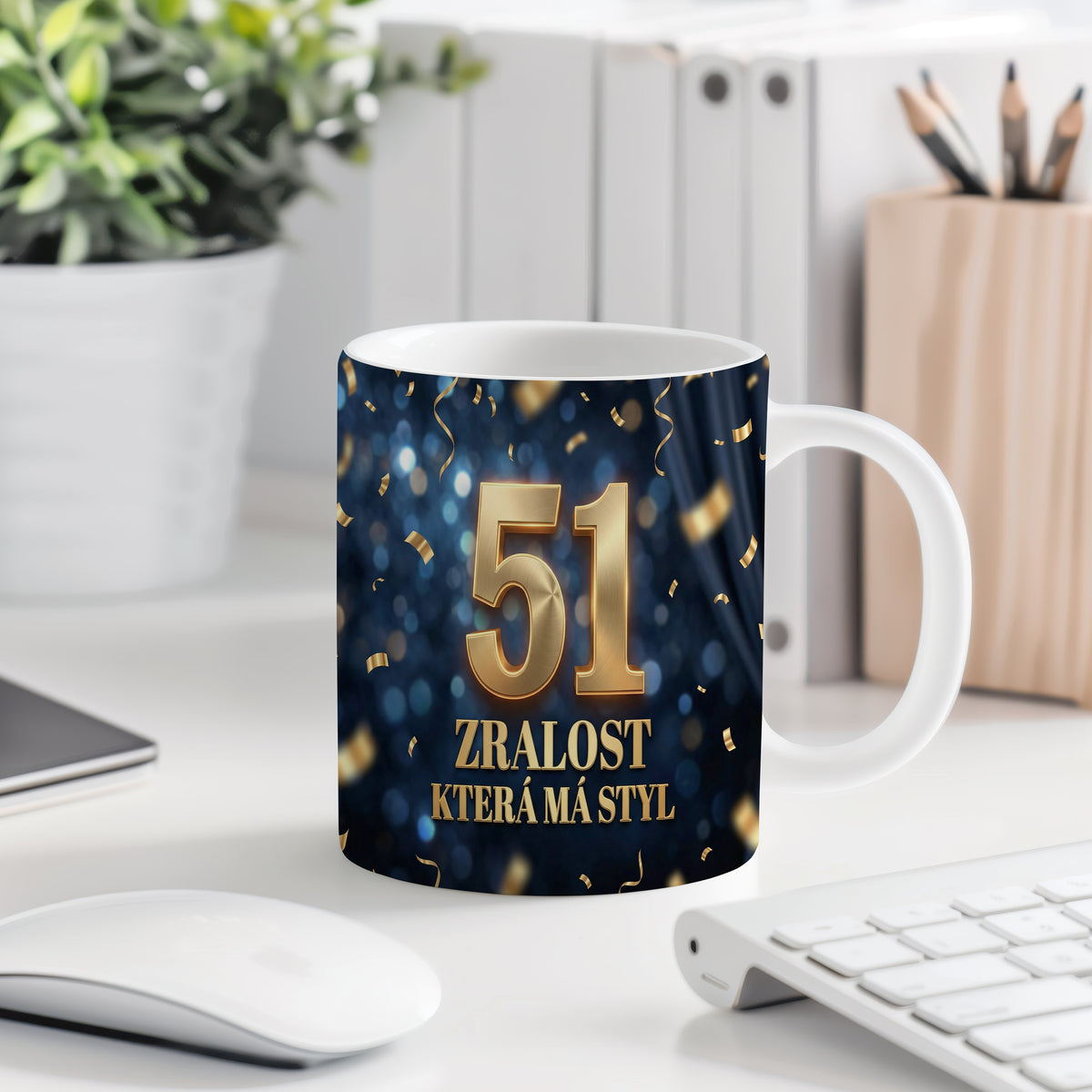 Narozeninový hrnek 51 let – ZRALOST KTERÁ MÁ STYL