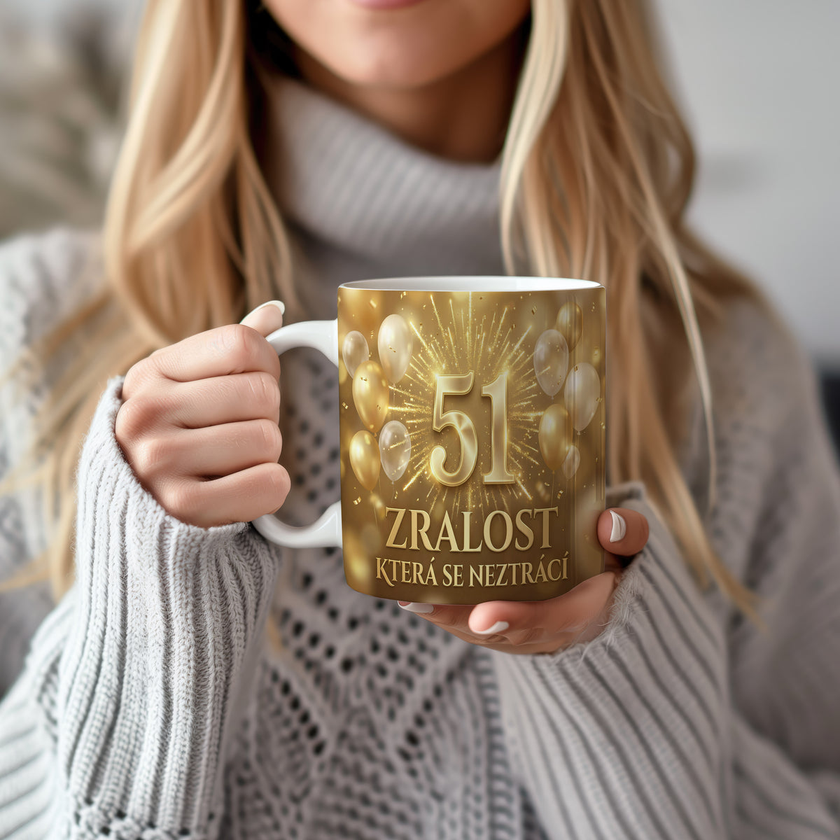 Narozeninový hrnek 51 let – ZRALOST KTERÁ SE NEZTRÁCÍ