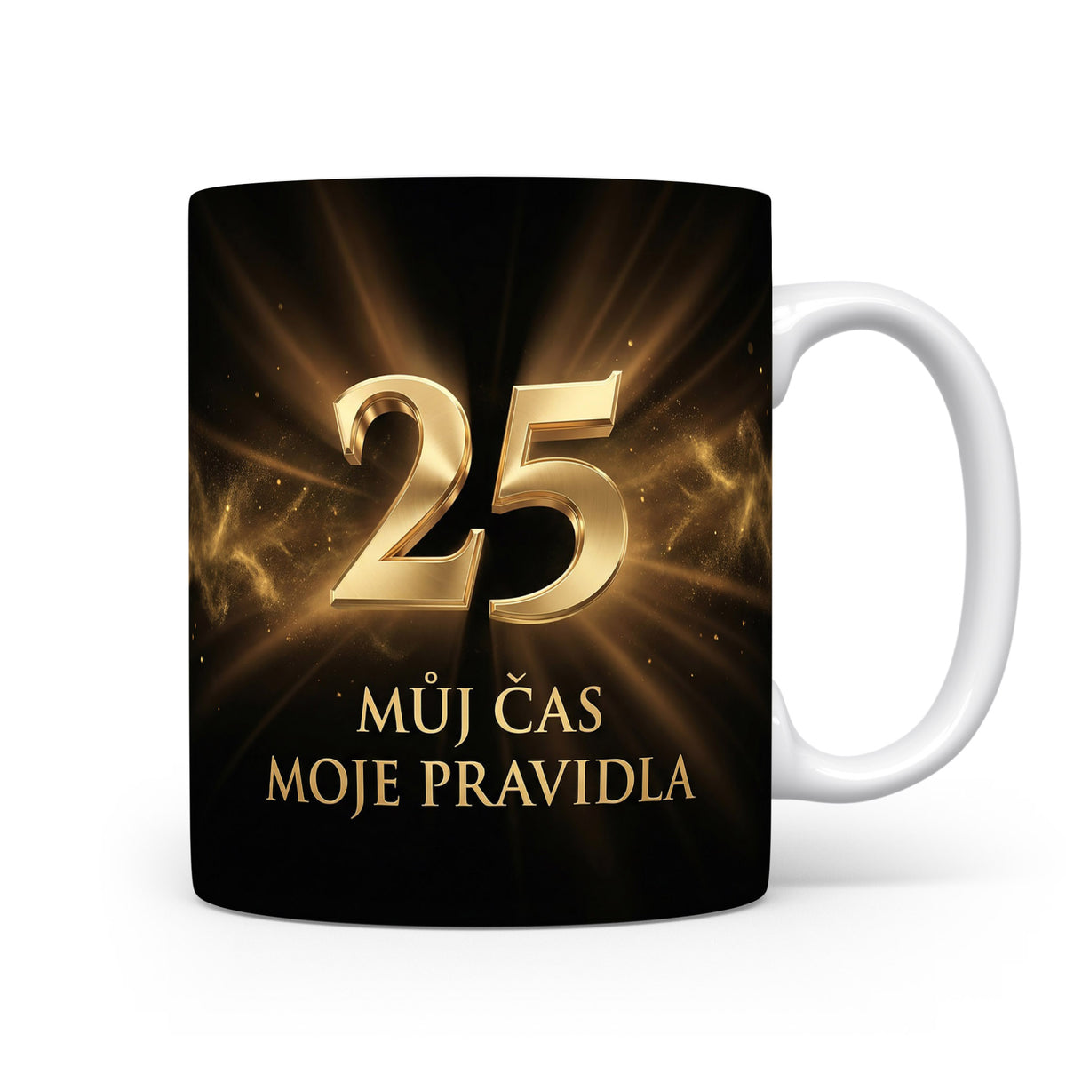 Narozeninový hrnek s číslem 25