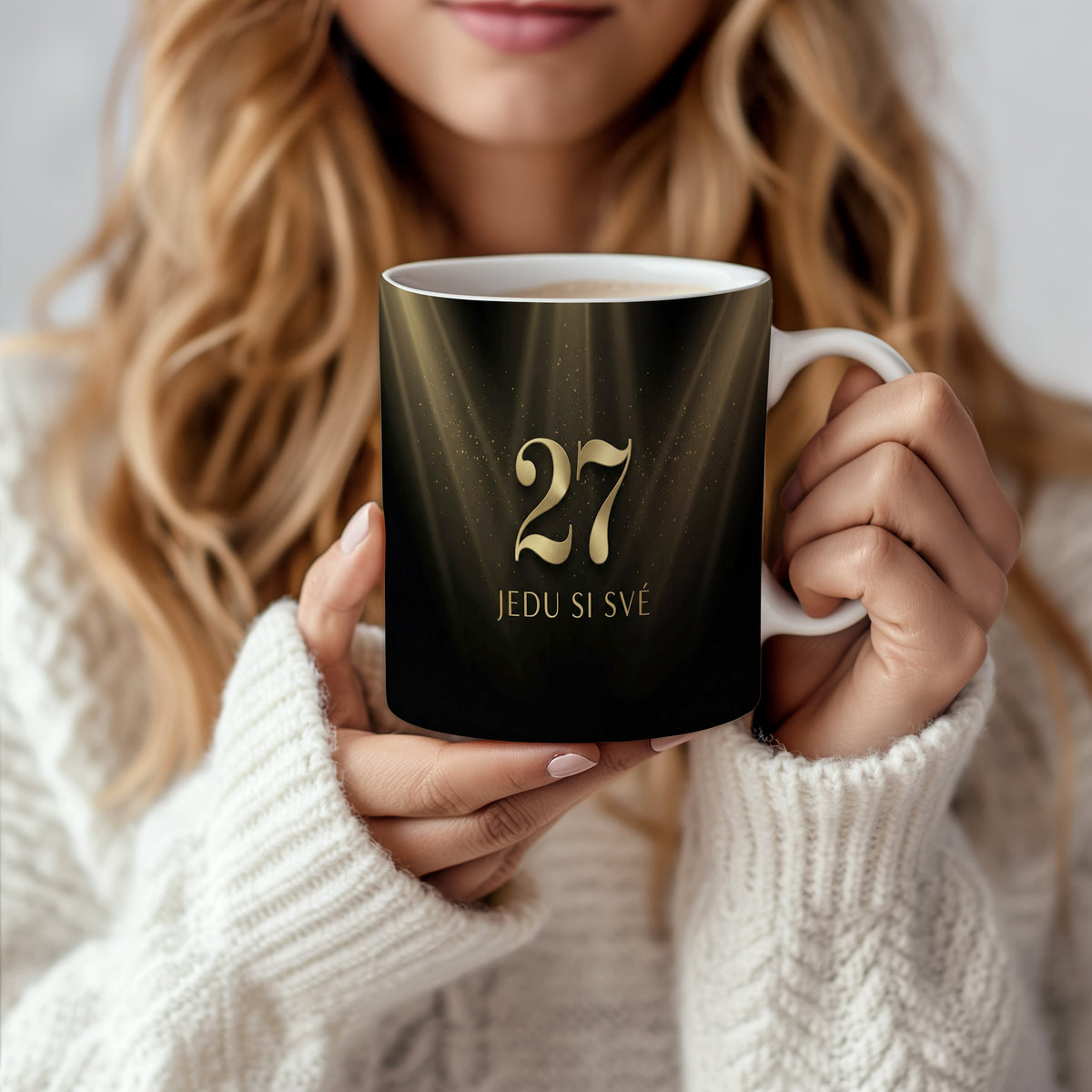 Narozeninový hrnek 27 let – JEDU SI SVÉ