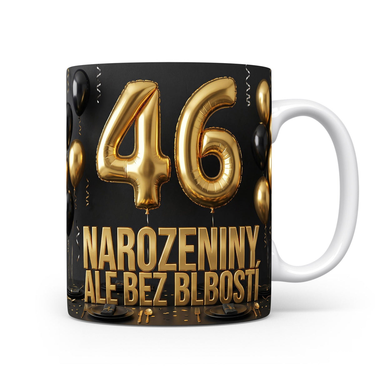 Narozeninový hrnek s číslem 46