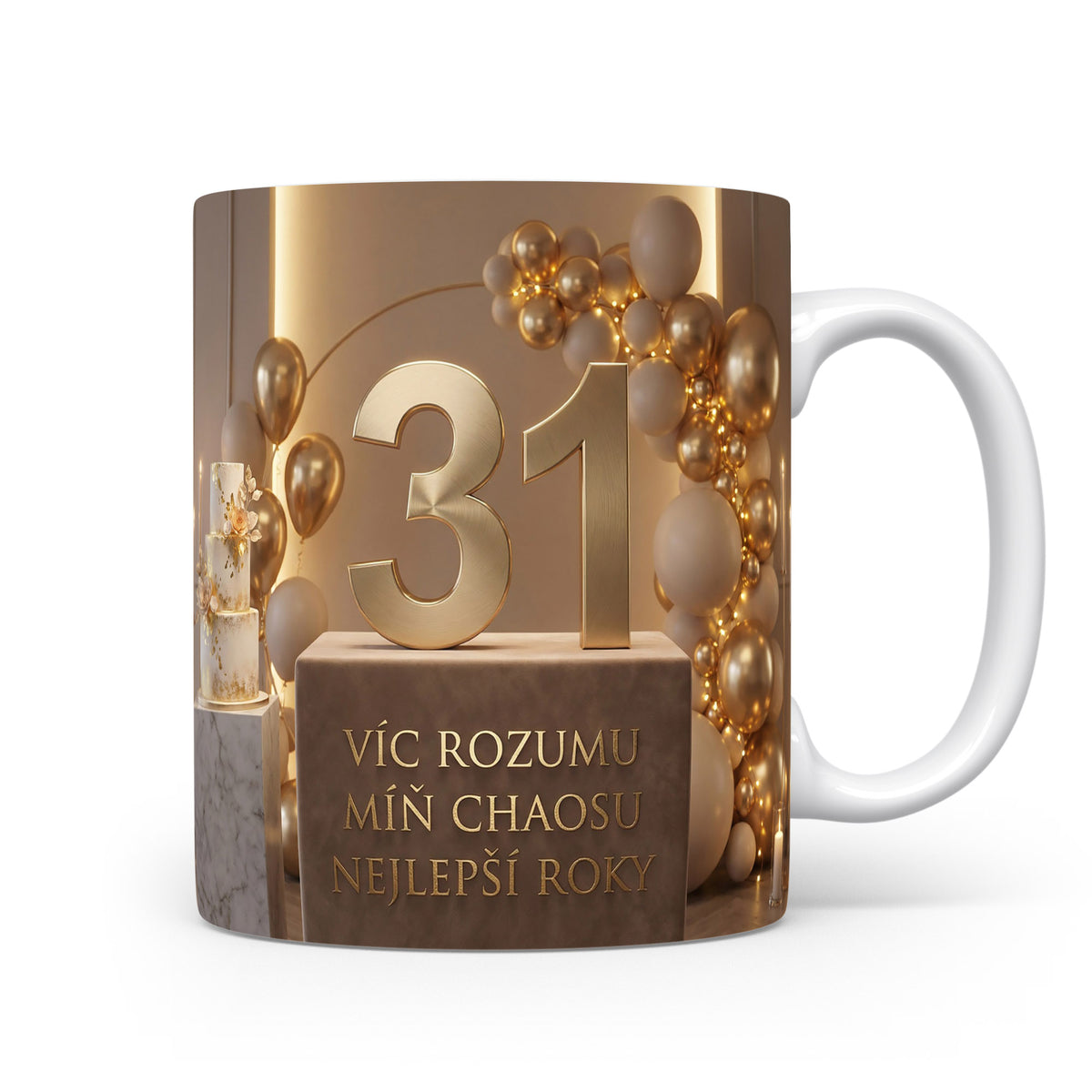 Narozeninový hrnek s číslem 31