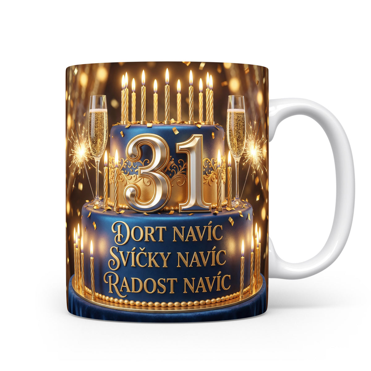 Narozeninový hrnek s číslem 31