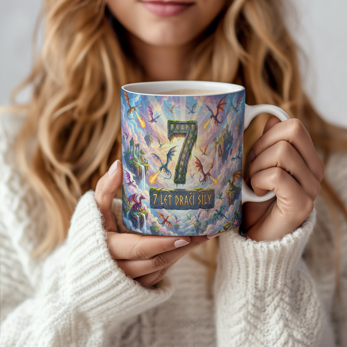 Narozeninový hrnek 7 let – 7 LET DRAČÍ SÍLY
