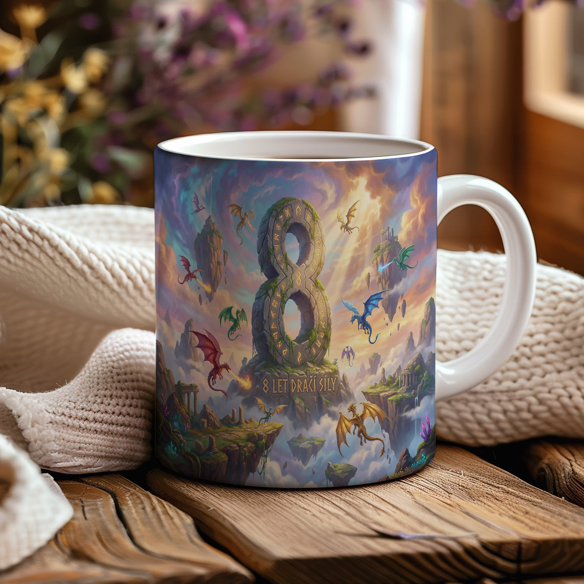Narozeninový hrnek 8 let – 8 LET DRAČÍ SÍLY