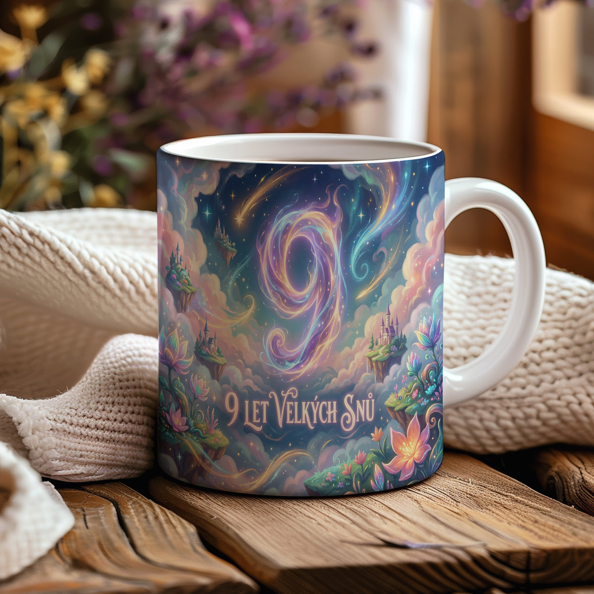 Narozeninový hrnek 9 let – 9 LET VELKÝCH SNŮ