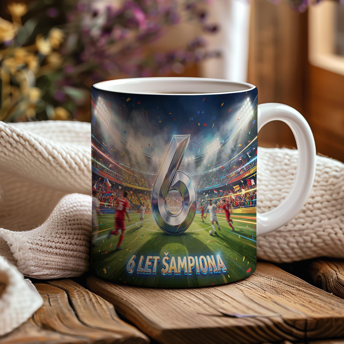 Narozeninový hrnek 6 let – 6 LET ŠAMPIONA