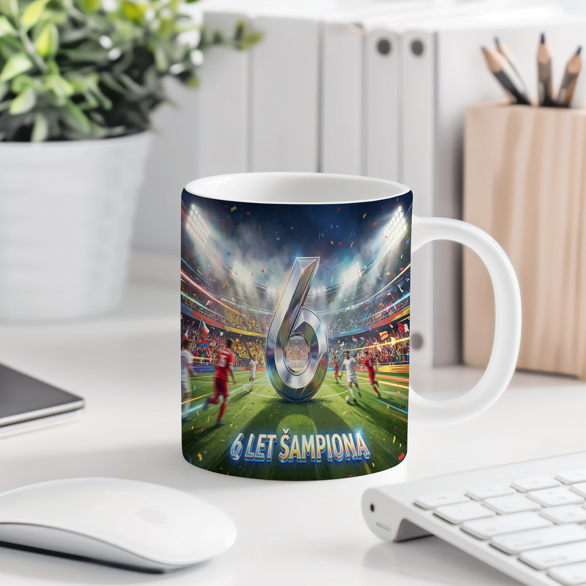 Narozeninový hrnek 6 let – 6 LET ŠAMPIONA