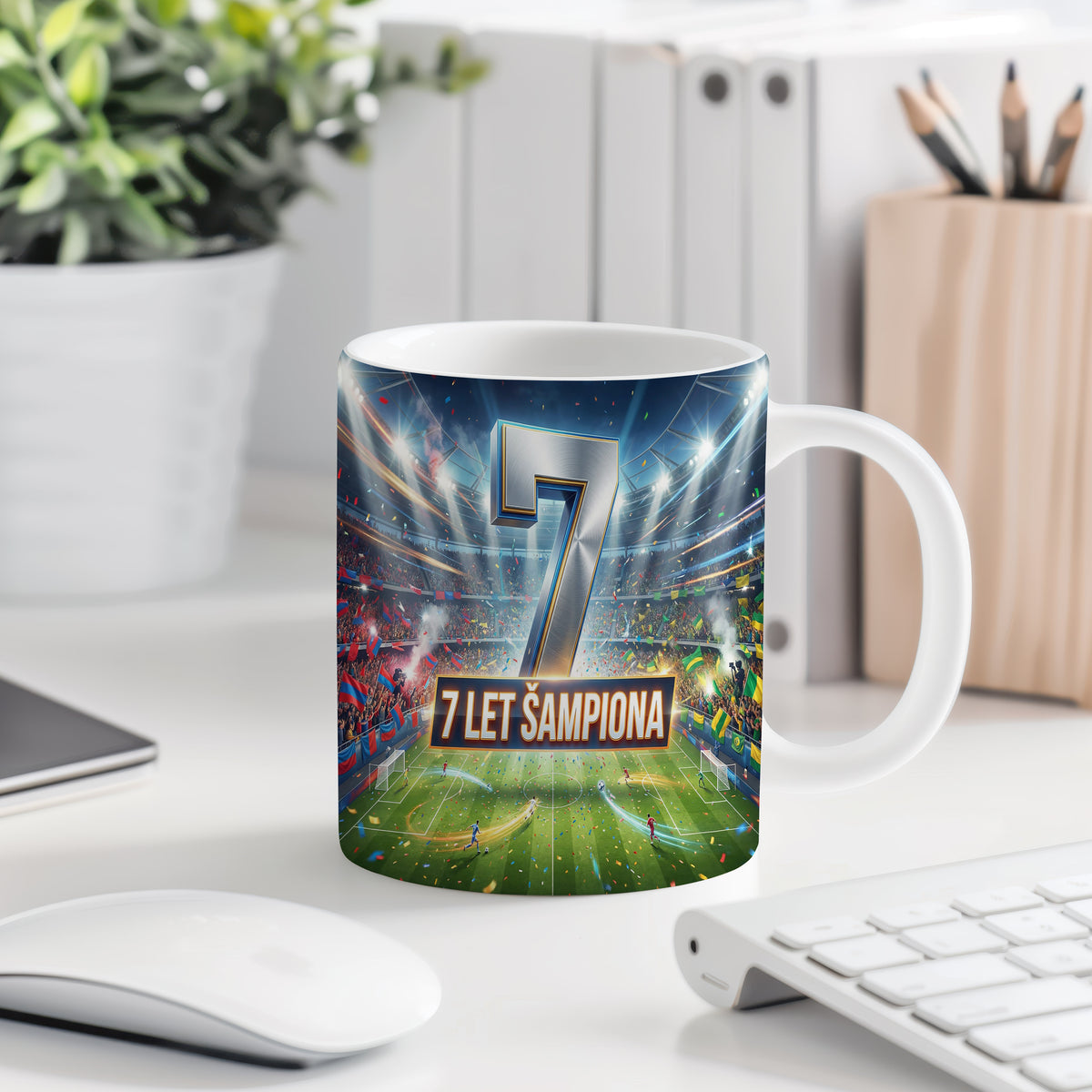 Narozeninový hrnek 7 let – 7 LET ŠAMPIONA