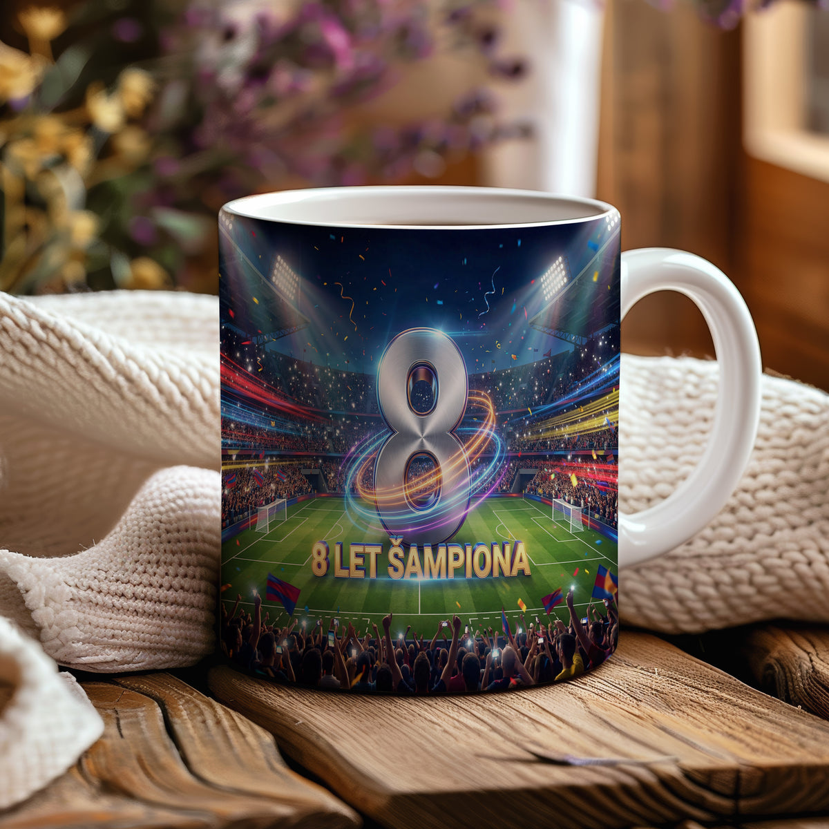 Narozeninový hrnek 8 let – 8 LET ŠAMPIONA