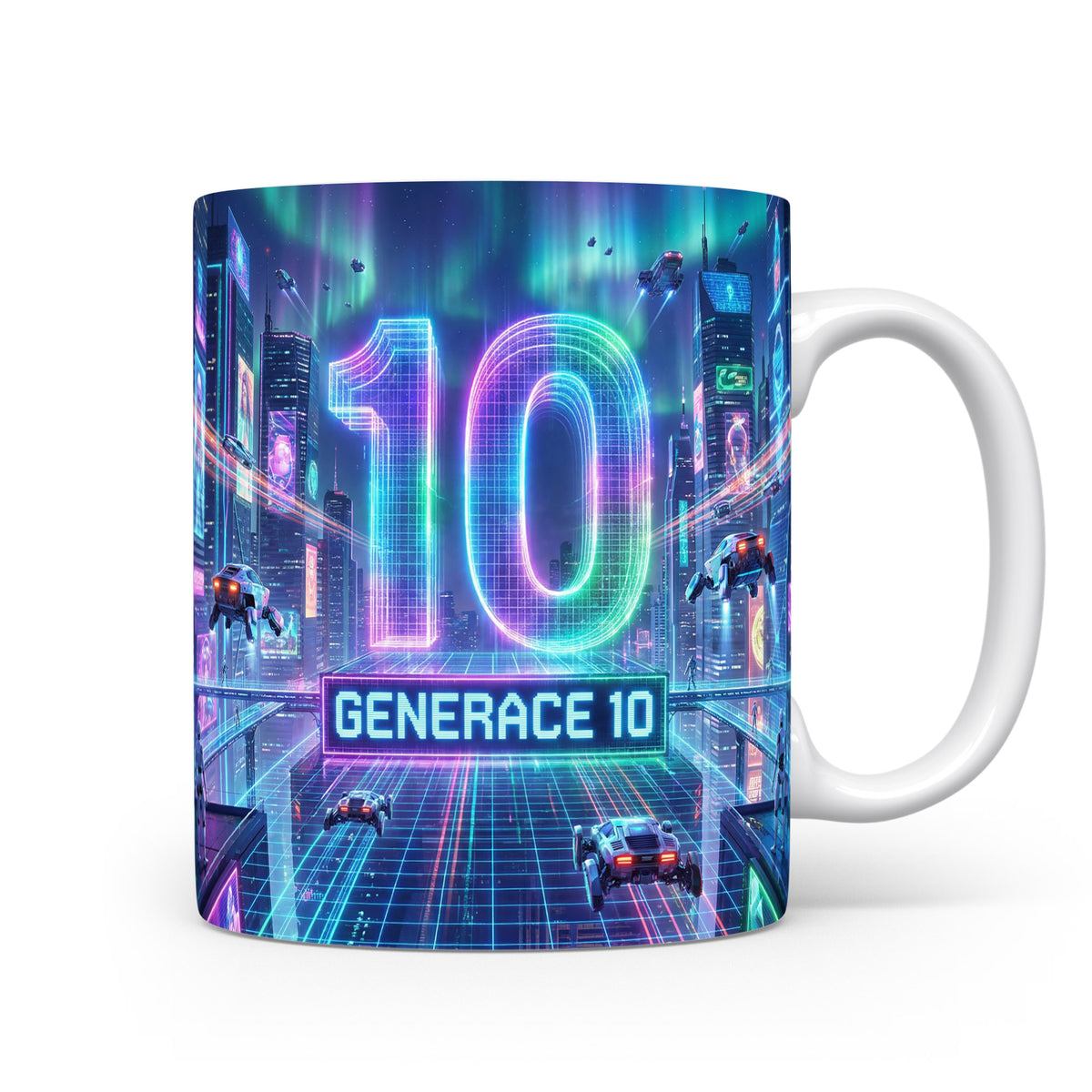 Hrnček s nápisem GENERACE 10