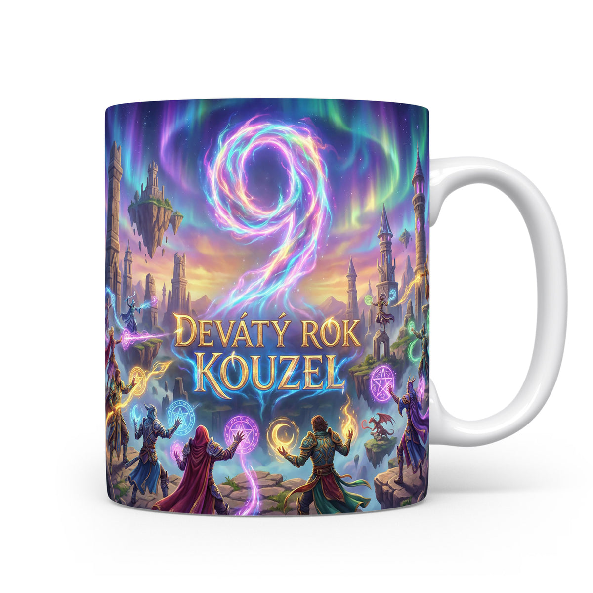 Hrnček s motivem devátého roku kouzel