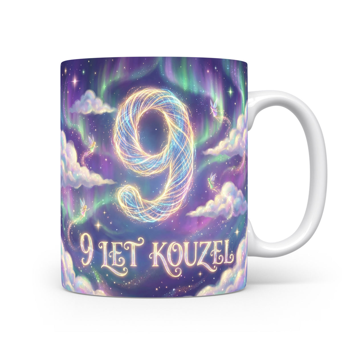 Hrnček s nápisem 9 LET KOUZEL