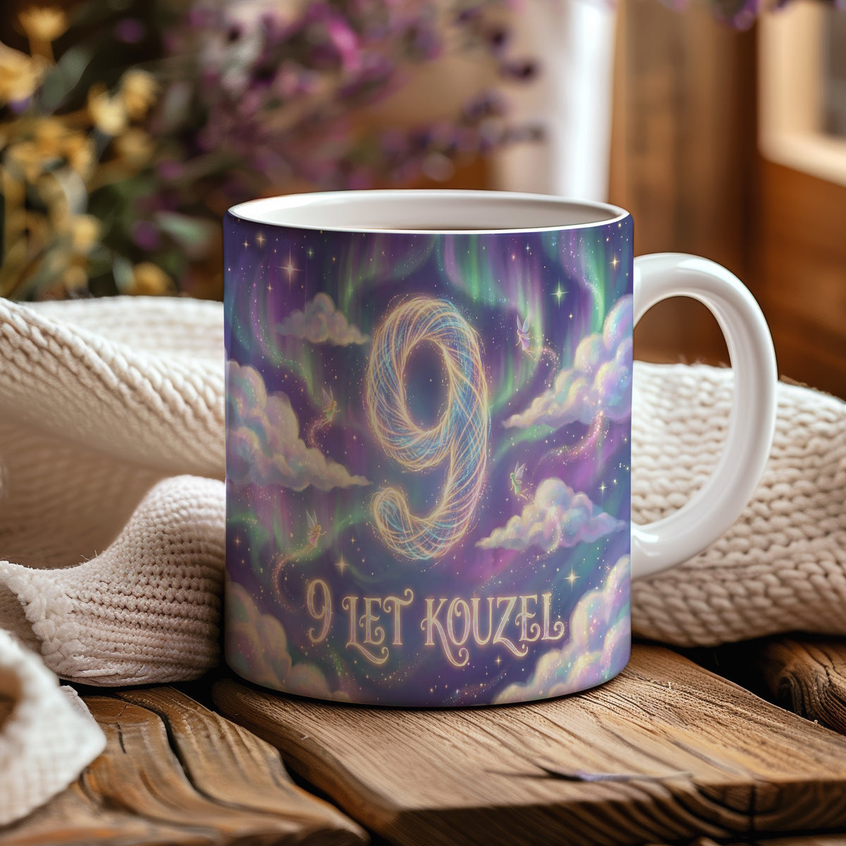 Narozeninový hrnek 9 let – 9 LET KOUZEL