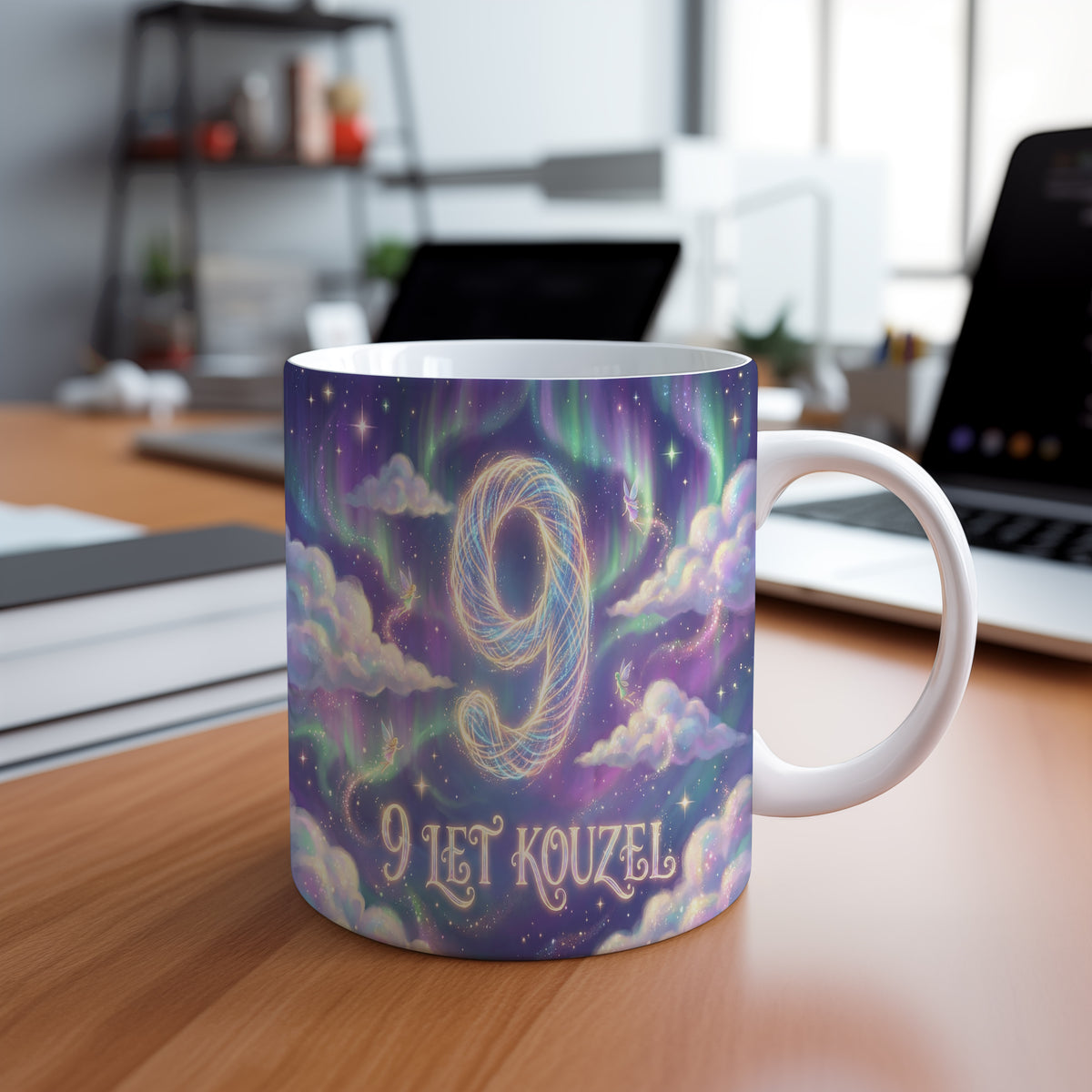 Narozeninový hrnek 9 let – 9 LET KOUZEL