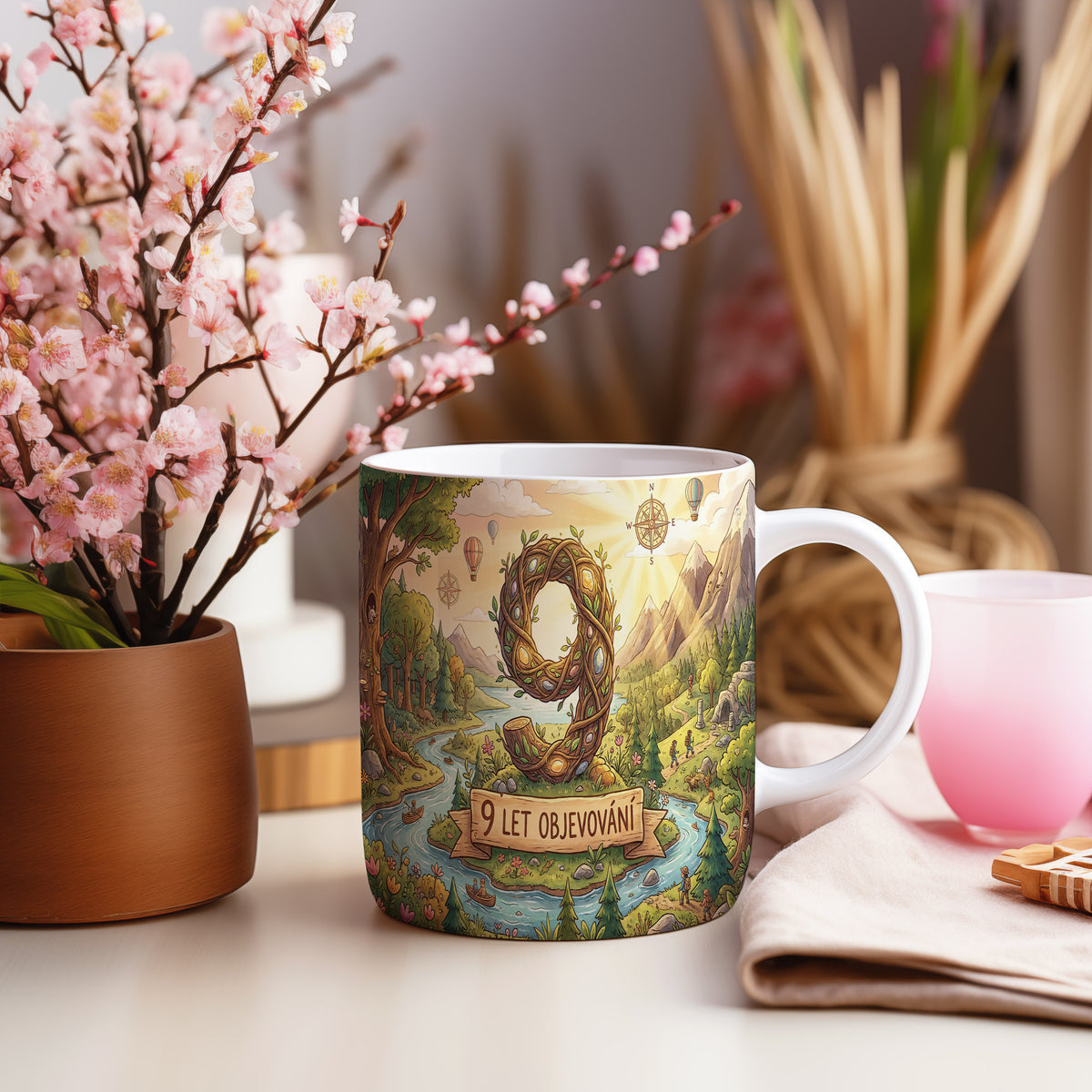 Narozeninový hrnek 9 let – 9 LET OBJEVOVÁNÍ