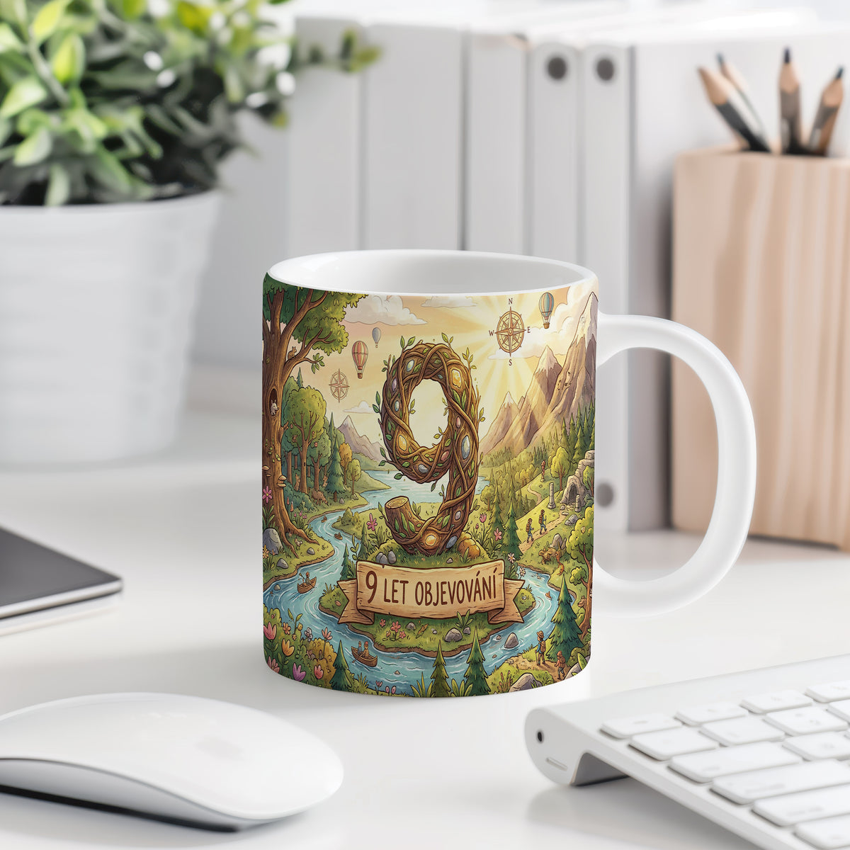 Narozeninový hrnek 9 let – 9 LET OBJEVOVÁNÍ