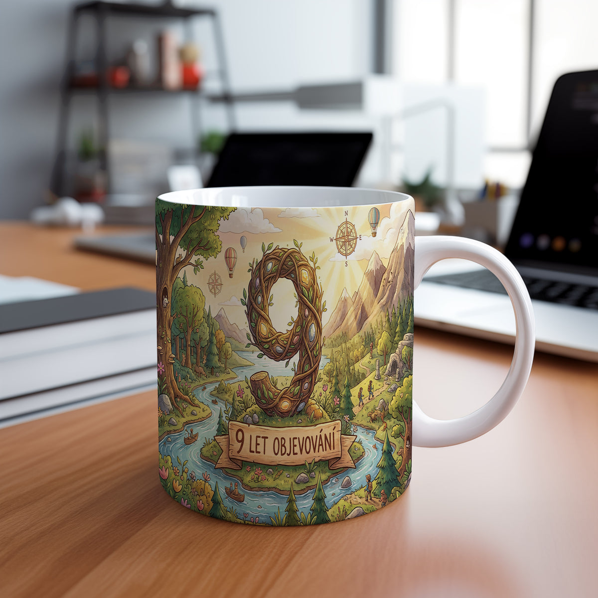 Narozeninový hrnek 9 let – 9 LET OBJEVOVÁNÍ