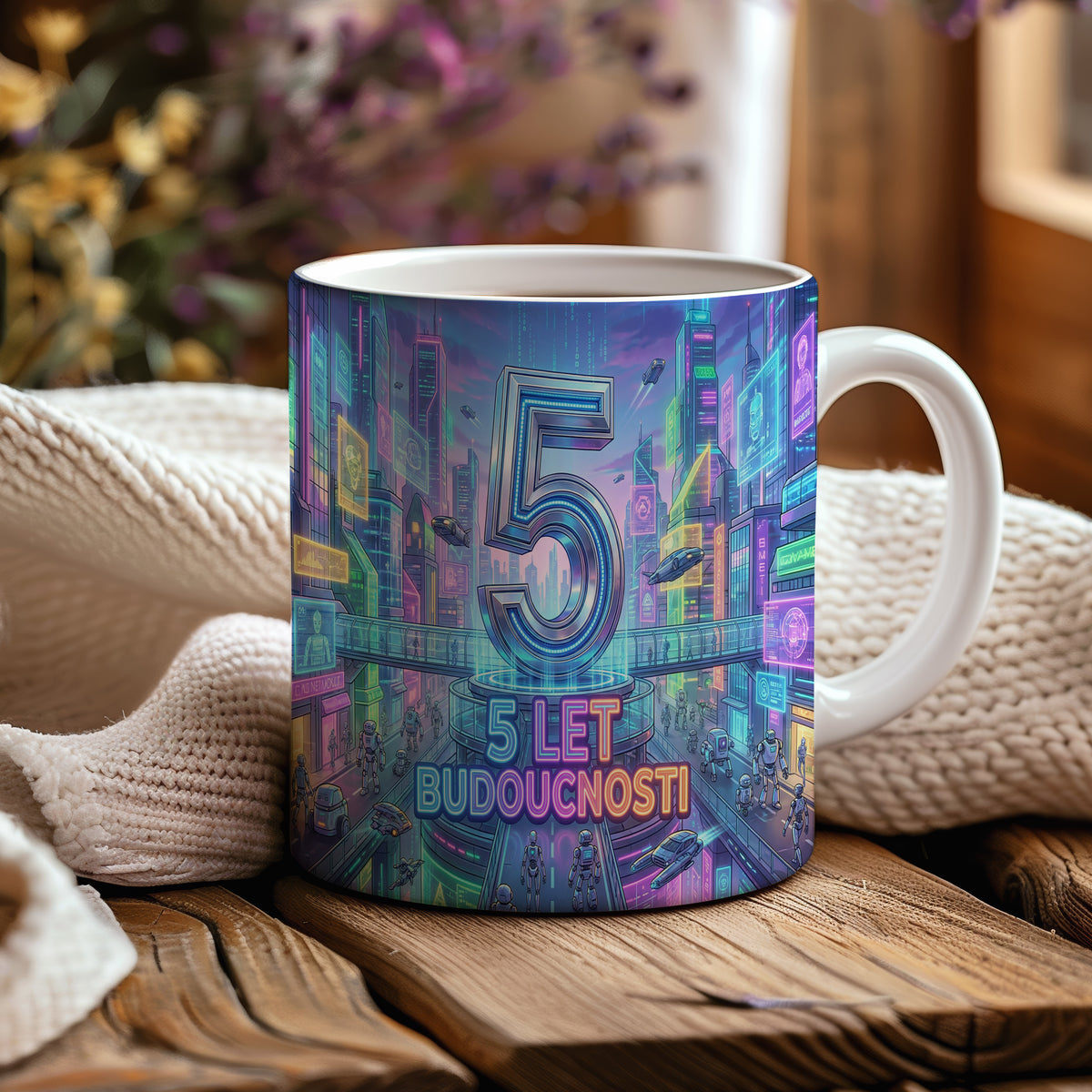 Narozeninový hrnek 5 let – 5 LET BUDOUCNOSTI