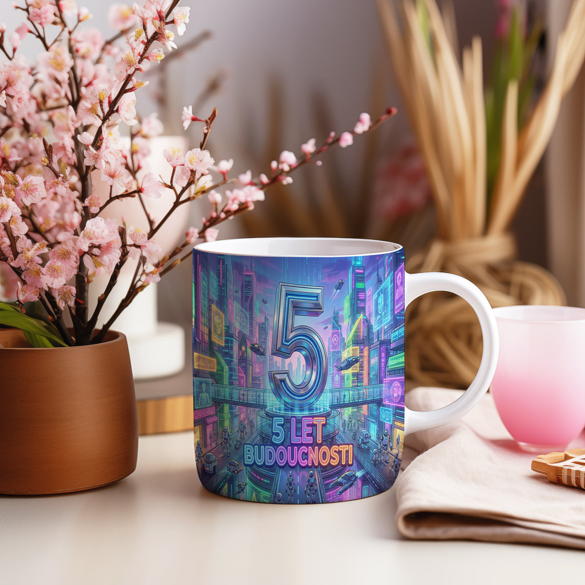 Narozeninový hrnek 5 let – 5 LET BUDOUCNOSTI