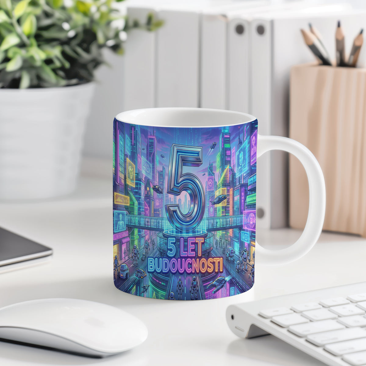 Narozeninový hrnek 5 let – 5 LET BUDOUCNOSTI