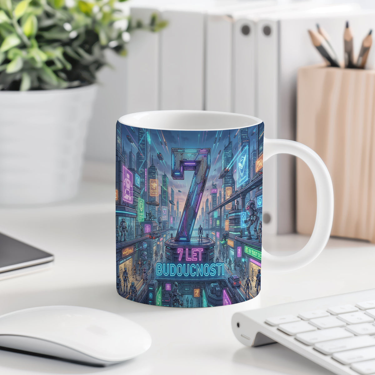 Narozeninový hrnek 7 let – 7 LET BUDOUCNOSTI