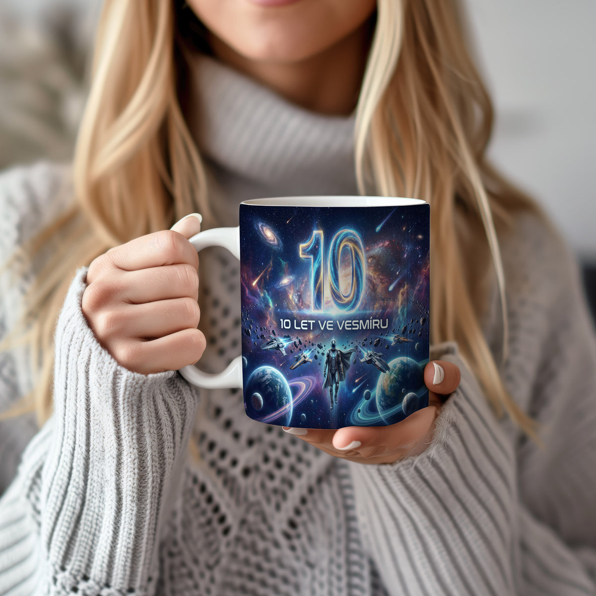 Narozeninový hrnek 10 let – 10 LET VE VESMÍRU