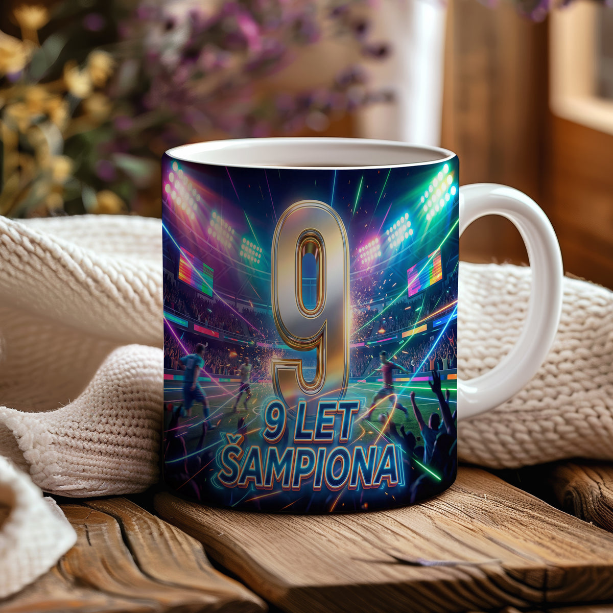 Narozeninový hrnek 9 let – 9 LET ŠAMPIONA