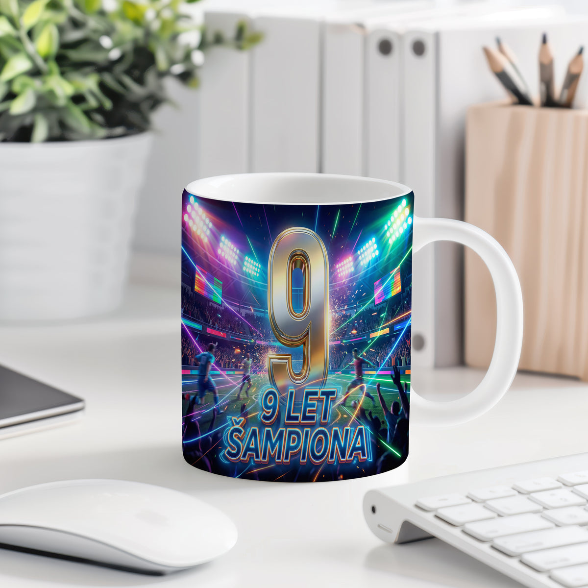 Narozeninový hrnek 9 let – 9 LET ŠAMPIONA