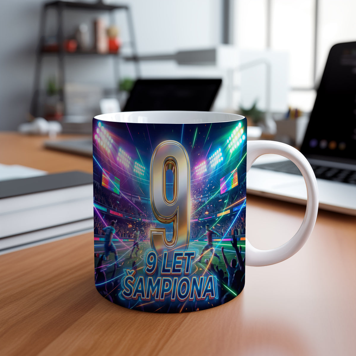 Narozeninový hrnek 9 let – 9 LET ŠAMPIONA