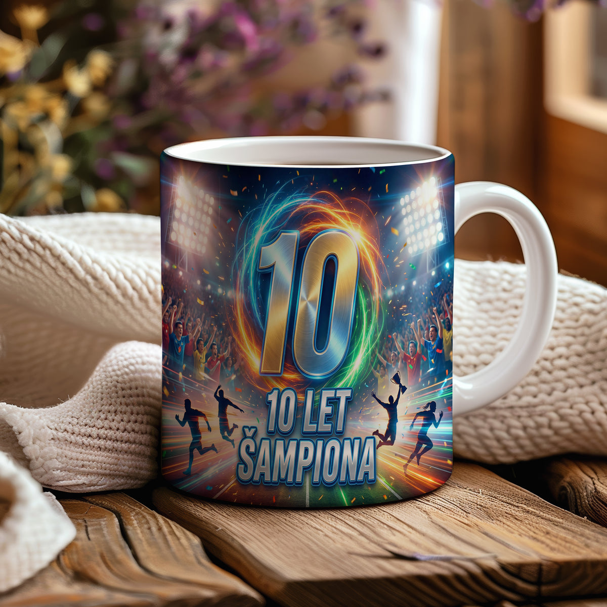 Narozeninový hrnek 10 let – 10 LET ŠAMPIONA