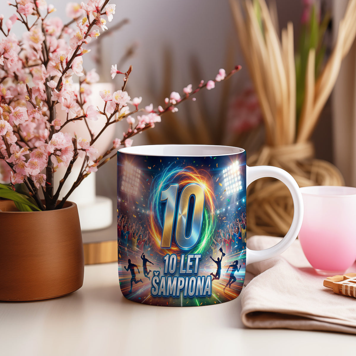 Narozeninový hrnek 10 let – 10 LET ŠAMPIONA