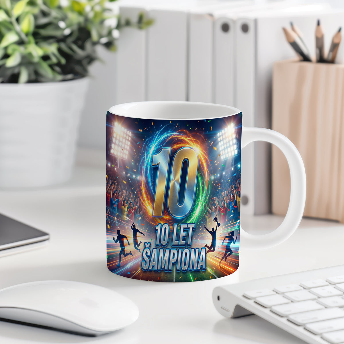 Narozeninový hrnek 10 let – 10 LET ŠAMPIONA