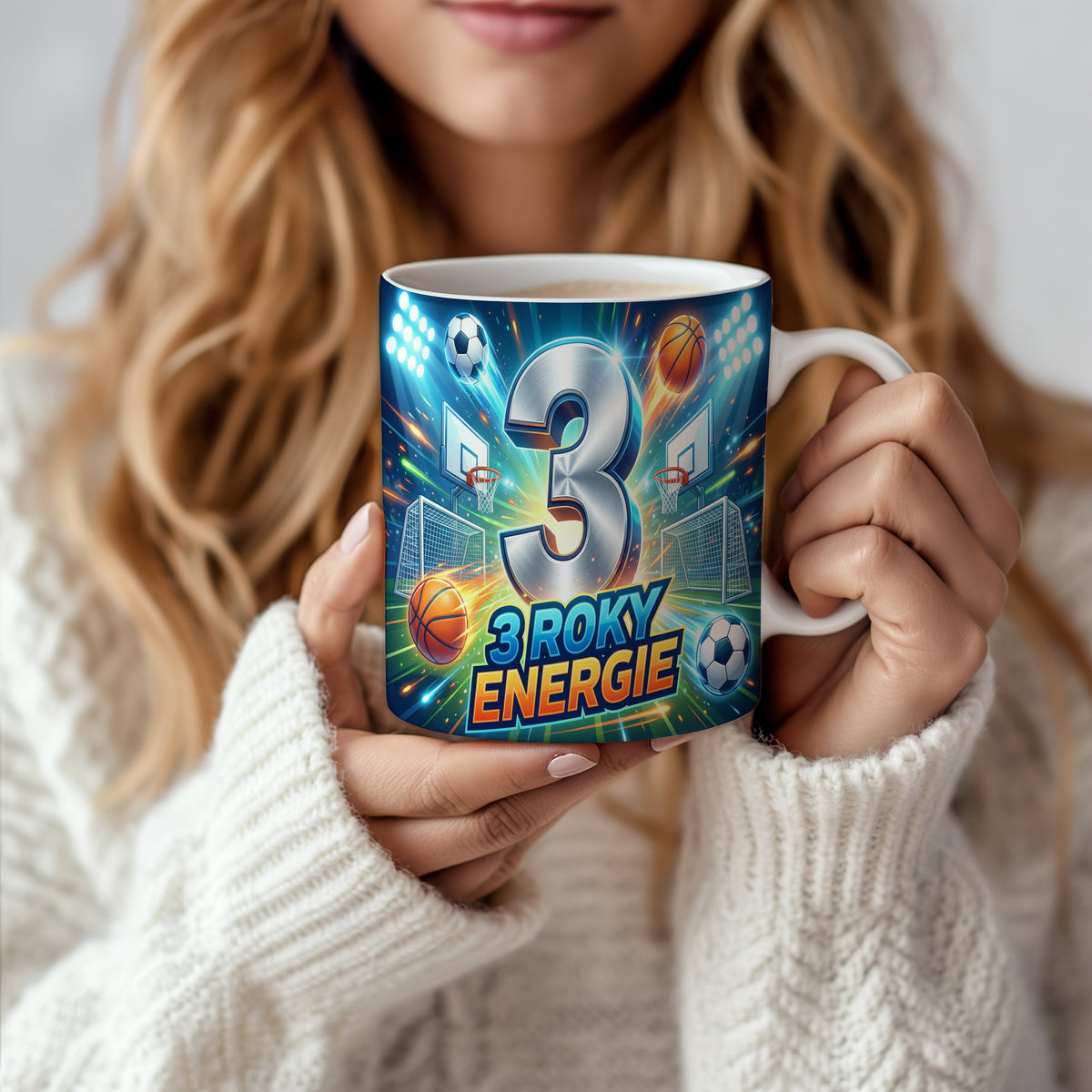 Narozeninový hrnek 3 roky – 3 ROKY ENERGIE