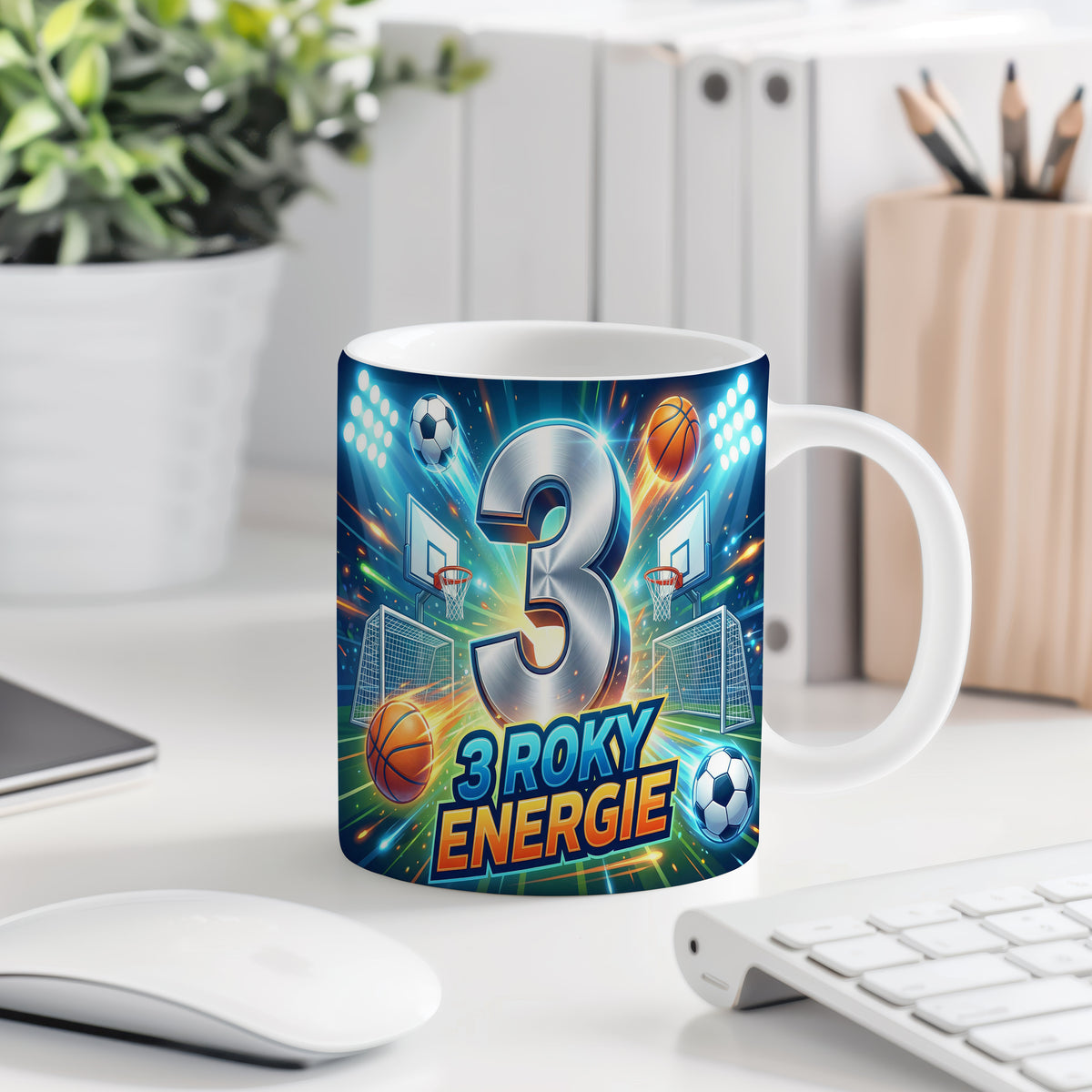 Narozeninový hrnek 3 roky – 3 ROKY ENERGIE