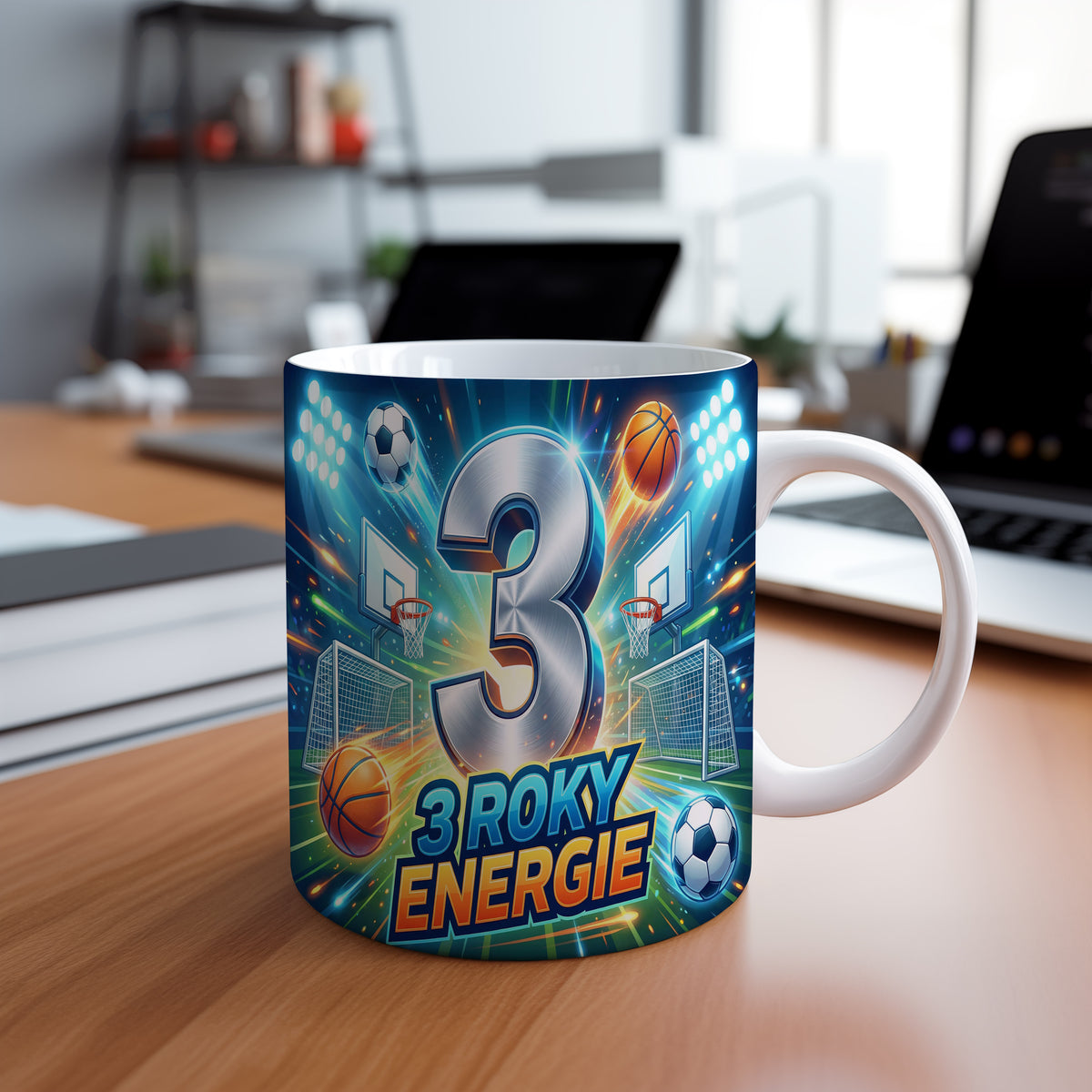 Narozeninový hrnek 3 roky – 3 ROKY ENERGIE
